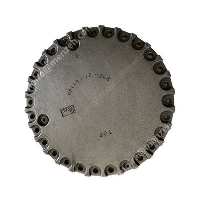 208-27-61180 208-03-61620 PC400-6 PC450-6 Suku Cadang Excavator Penutup Final Drive Penutup Gearbox Perjalanan